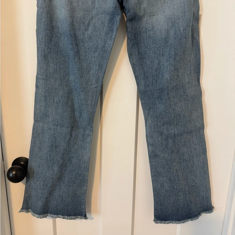 Sanctuary connector kick crop standard rise  Frayed Hem
